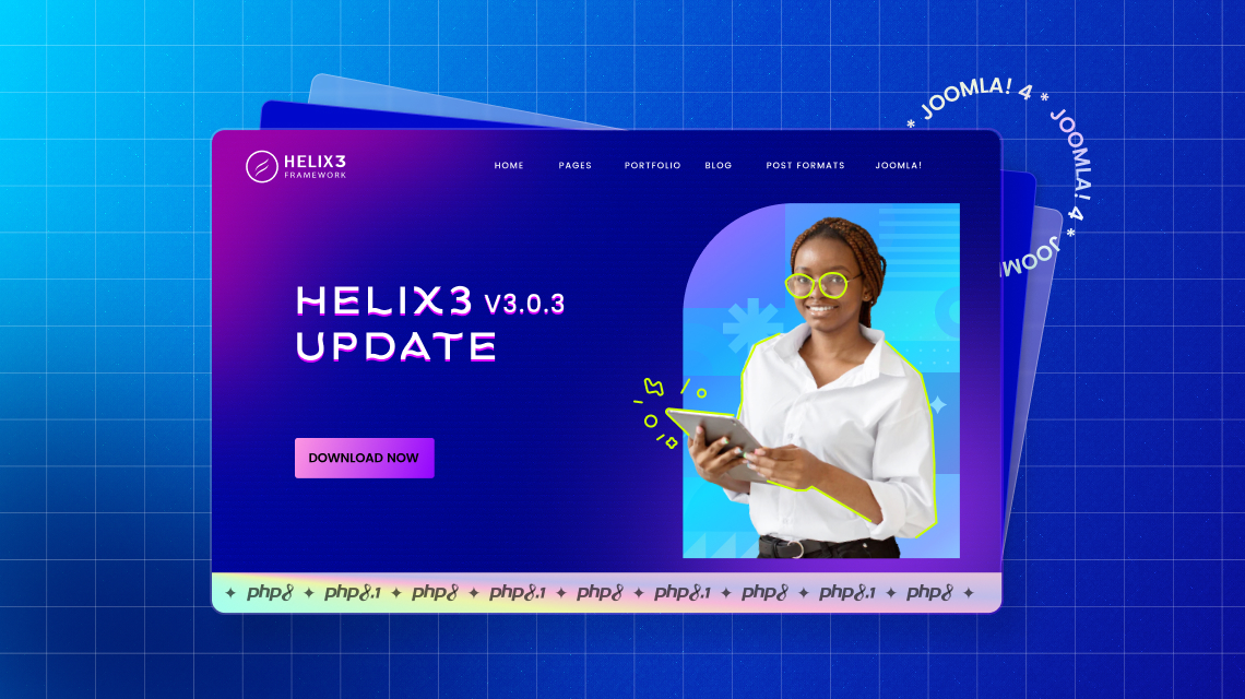 Helix3 v3.0.3 利用最新的 PHP 和 Joomla 4 兼容