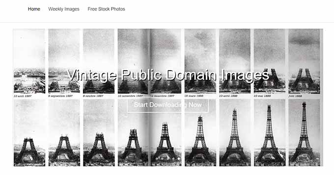 Public Domain Archive 网站