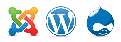 Joomla wordpress drupal